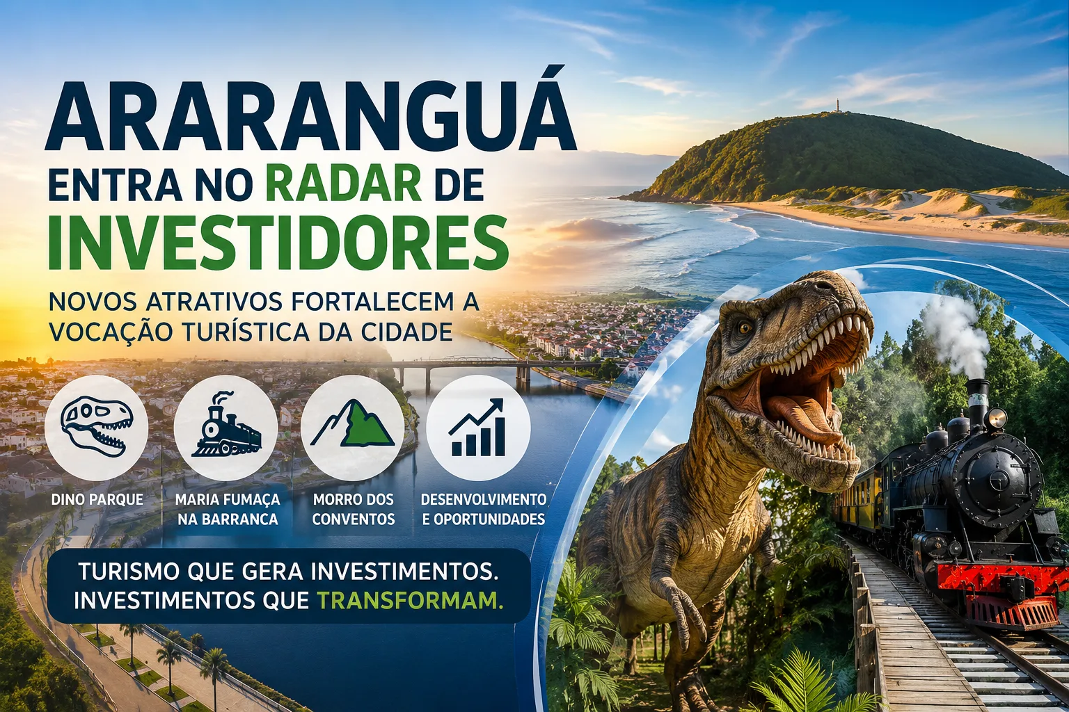 Araranguá entra no radar de investidores: o turismo pode abrir um novo ciclo de oportunidades imobiliárias
