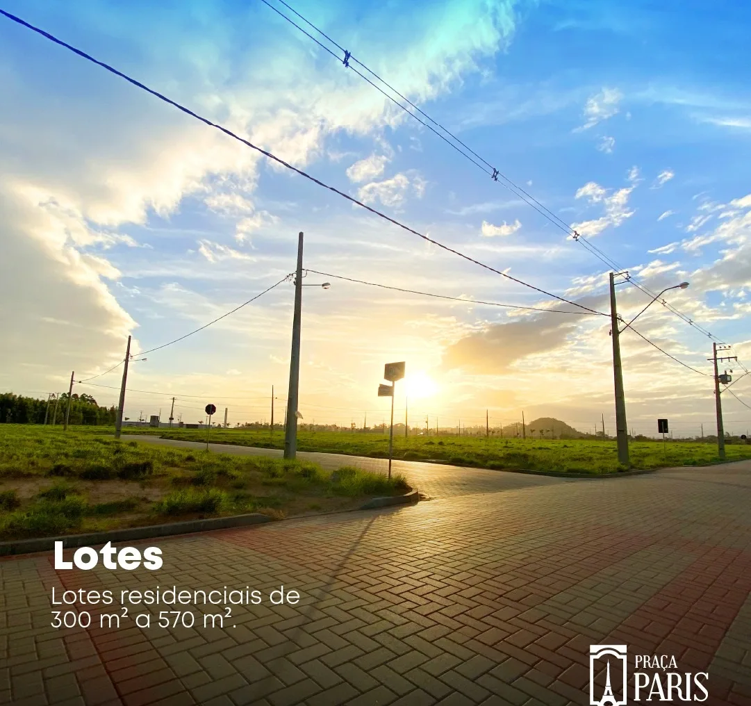 TE-033 - Lote 01 ESQUINA  no Loteamento Praça Paris em Araranguá-SC